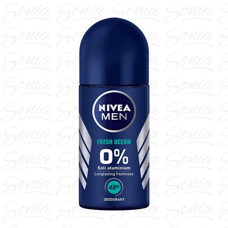 Nivea Dezodorant FRESH OCEAN roll-on męski 50ml 42283768
