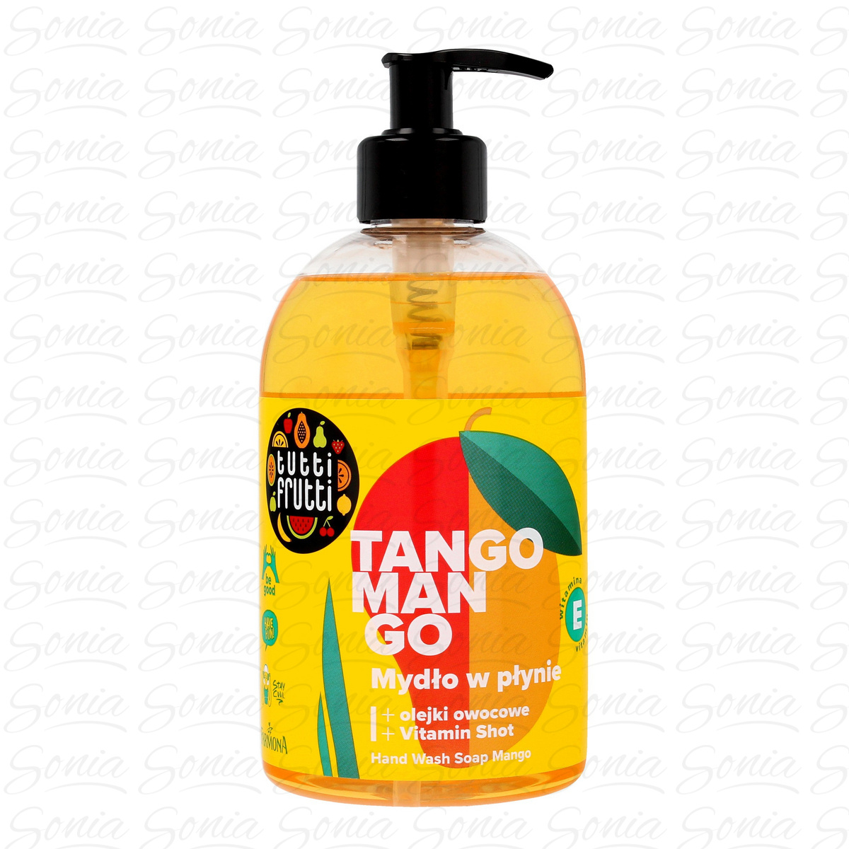 Farmona Tutti Frutti Mydło w płynie Brzoskwinia & Mango  500ml 5900117008829
