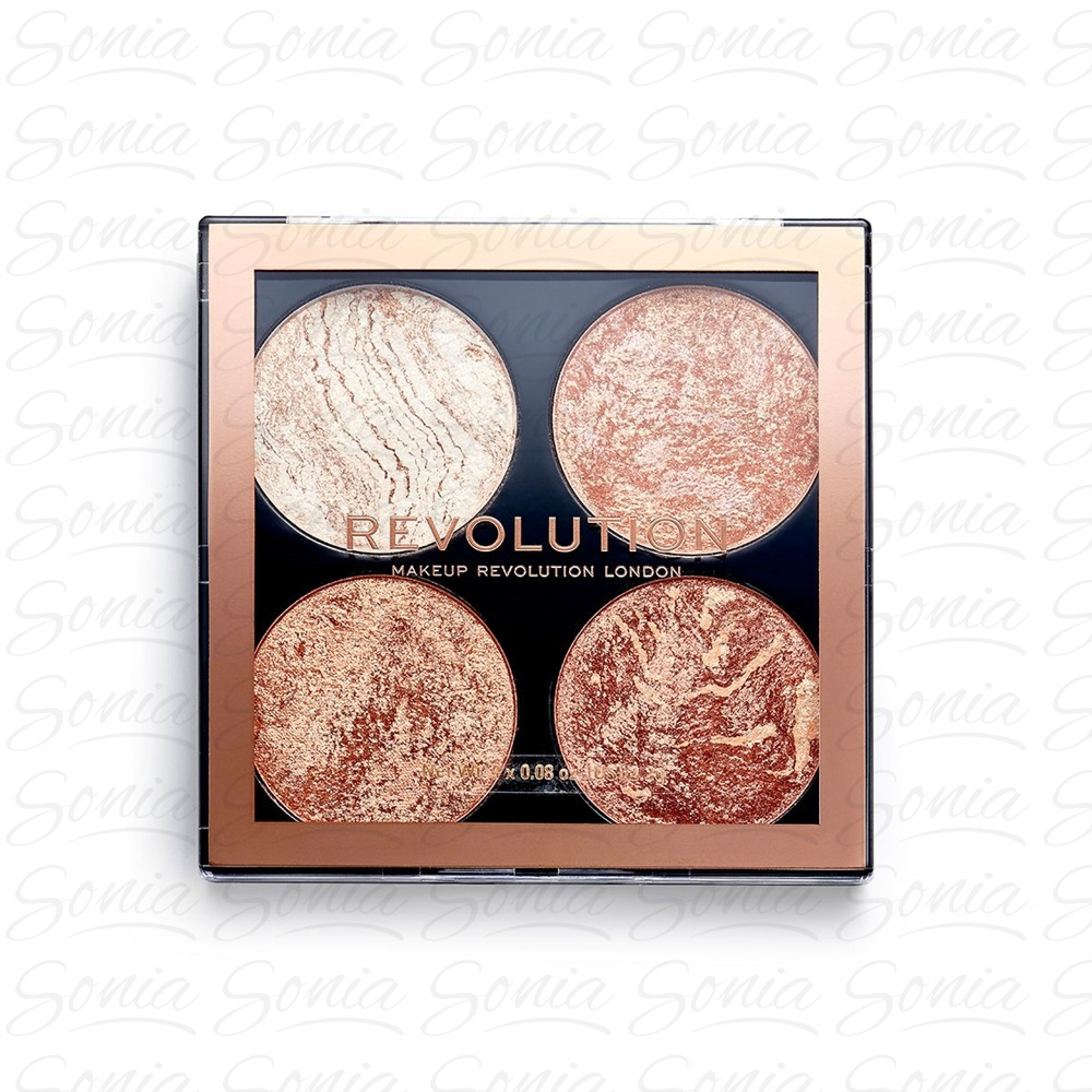 Makeup Revolution zestaw pudrów do konturowania, Cheek Kit Don't Hold Back, 1 szt. 5057566064804