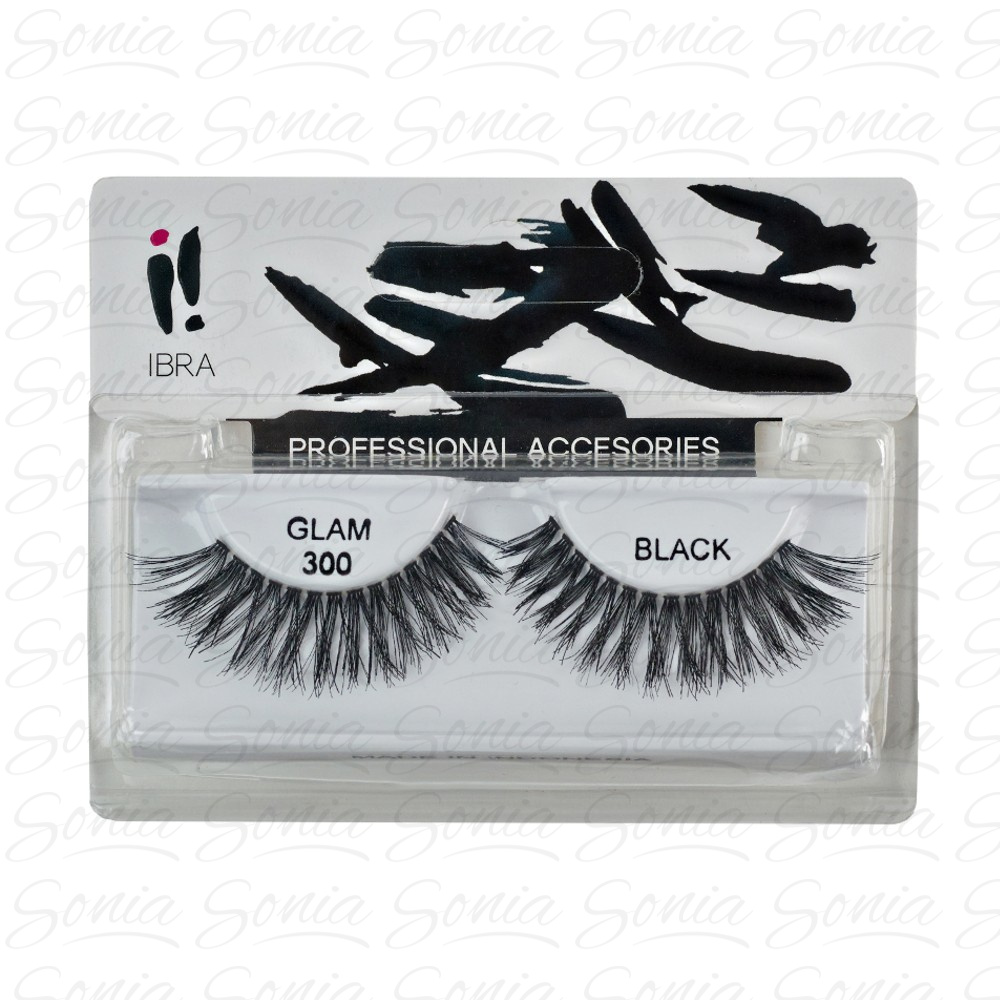 IBRA Rzęsy na pasku Glam 300  1 para 5906395543335