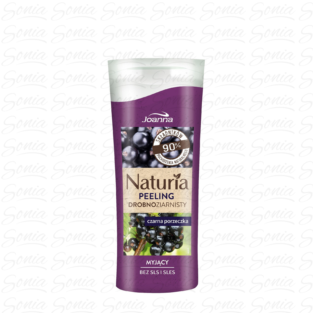 Joanna Naturia Peeling do ciała drobnoziarnisty Czarna Porzeczka  100g 5901018018566