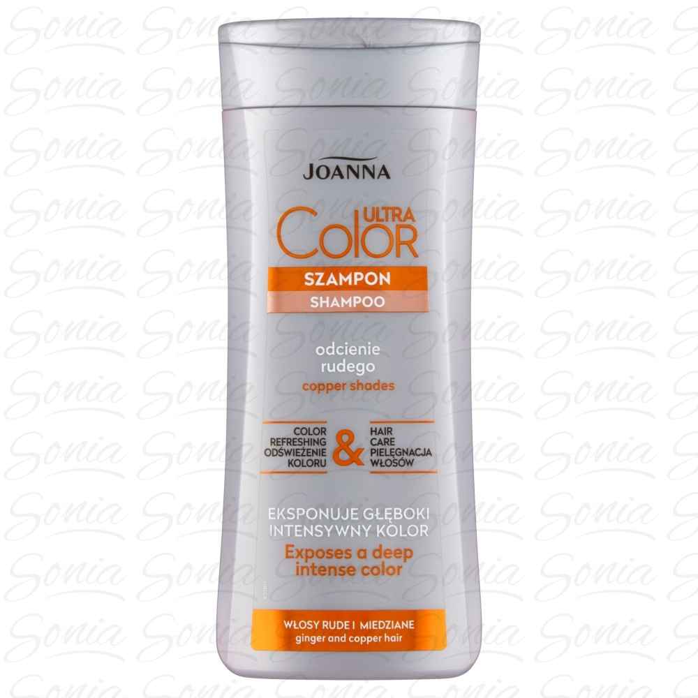 Joanna Ultra Color Szampon do włosów rudych i miedzianych  200ml 5901018018856