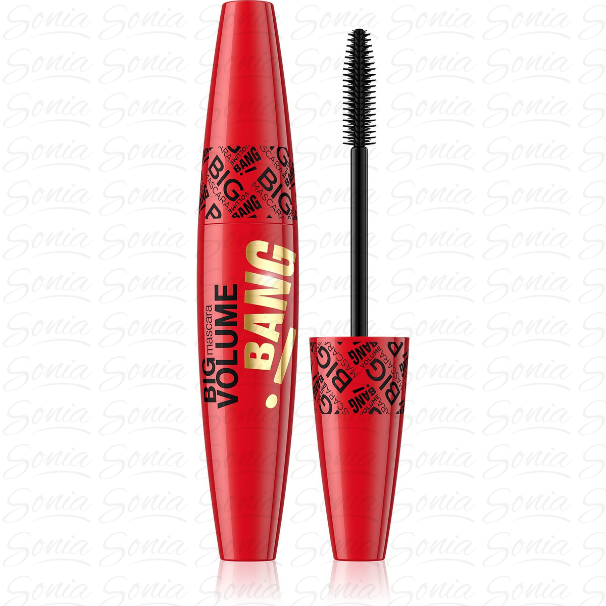 Eveline Maskara Big Volume Bang! czarna  10ml 5901761997538