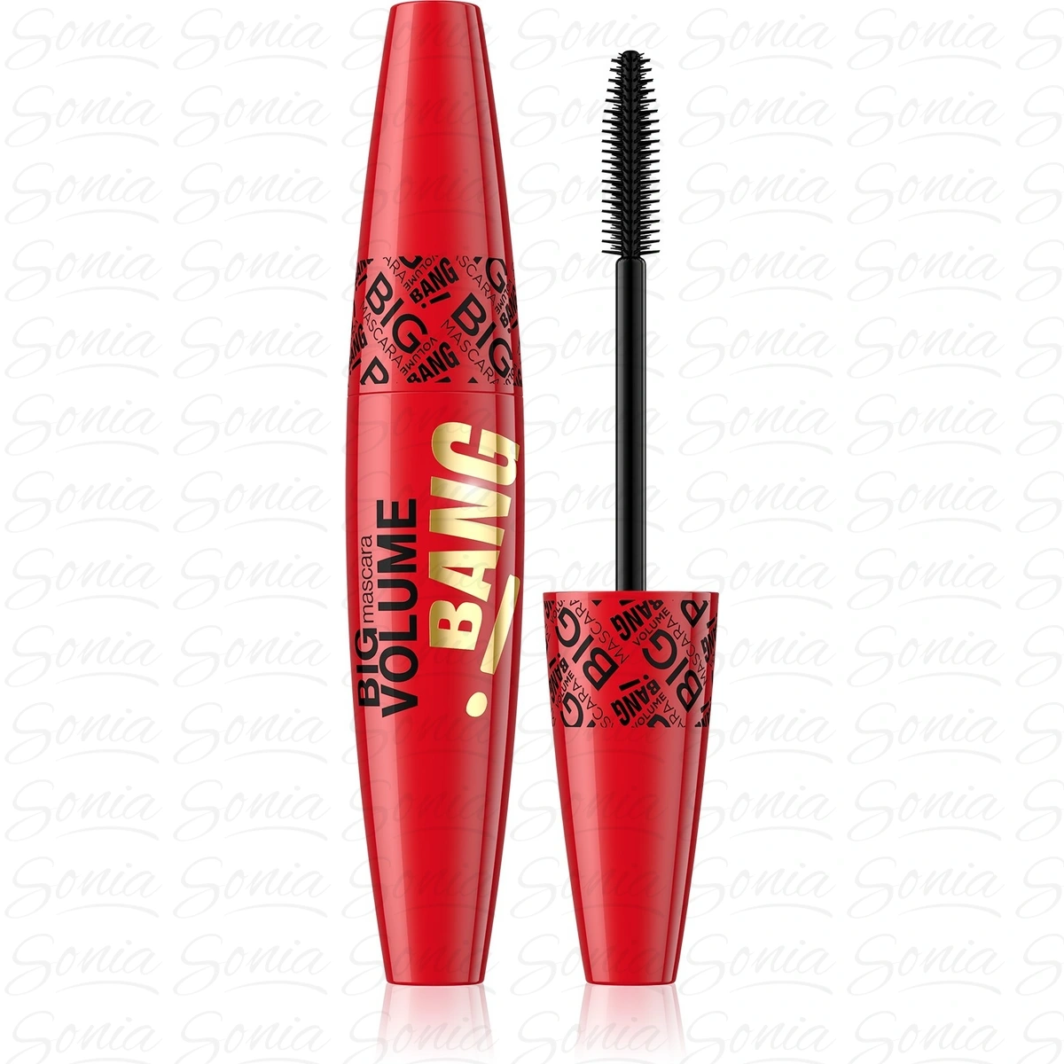 Eveline Maskara Big Volume Bang! czarna  10ml 5901761997538