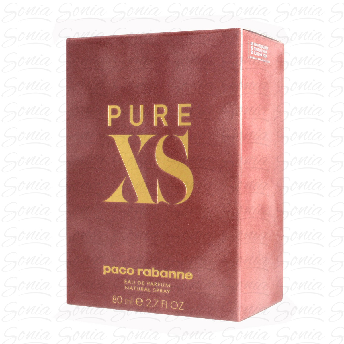 Paco Rabanne Pure XS for her Woda perfumowana  80ml 3349668545636