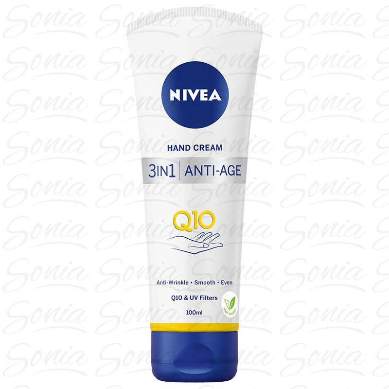 NIVEA Hand Cream Krem do rąk 3in1 Ant-Age Q10 100ml 9005800325934