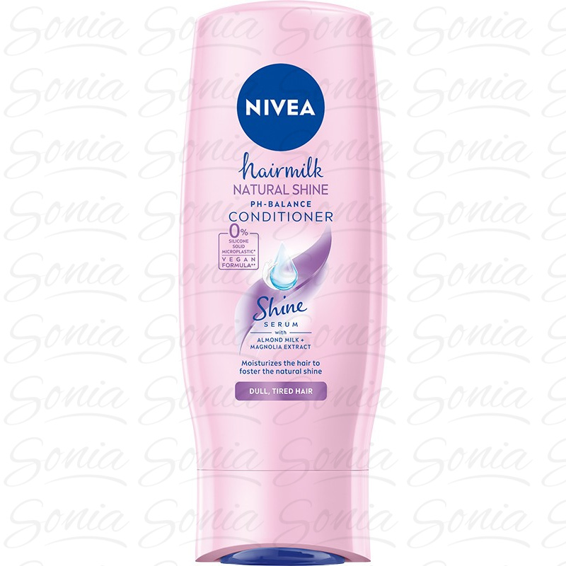 Nivea Hairmilk Natural Shine Odżywka wzmacniająca blask 200ml 9005800301686