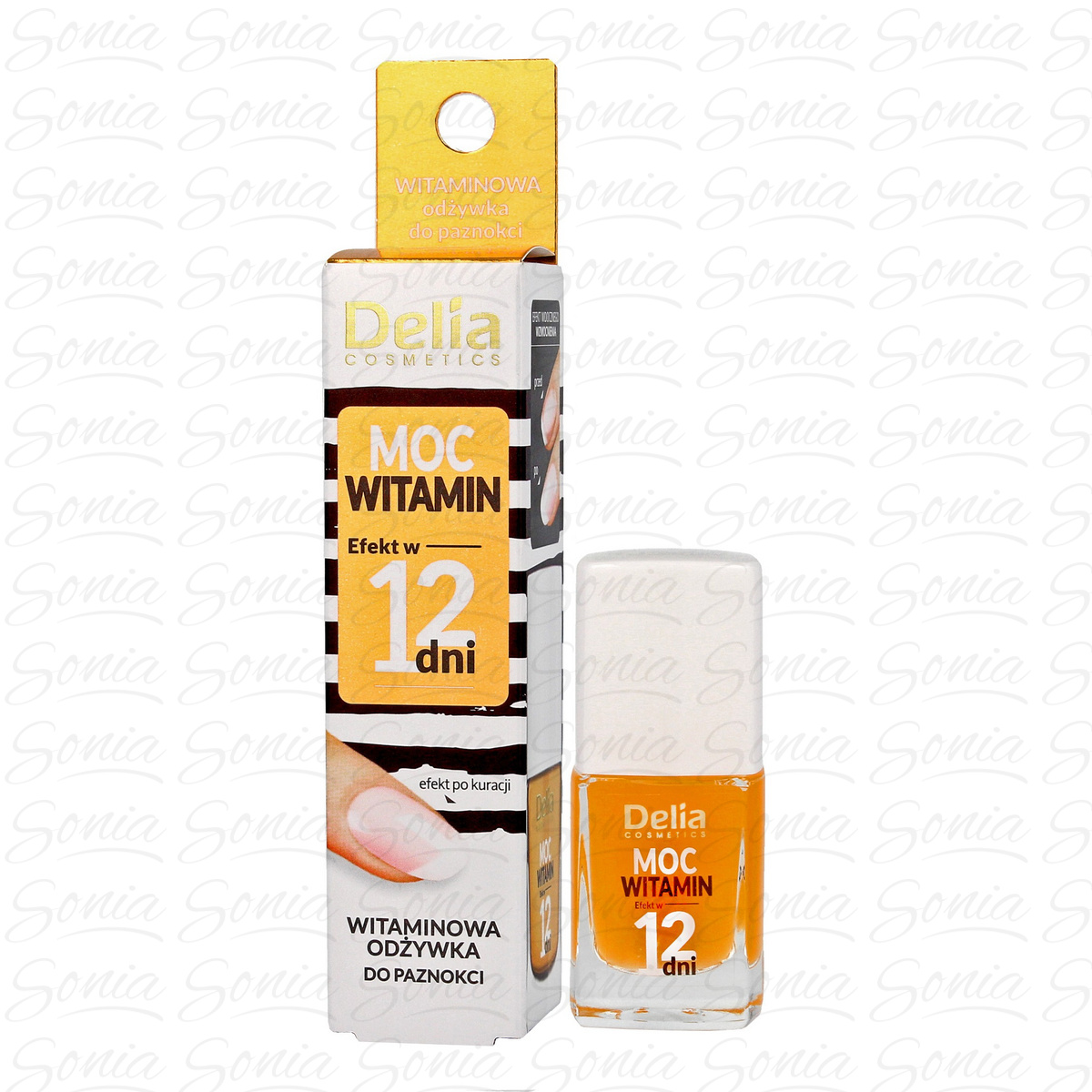 Delia Cosmetics Efekt w 12 dni Odżywka do paznokci Moc Witamin-witaminowa 11ml 5901350485071