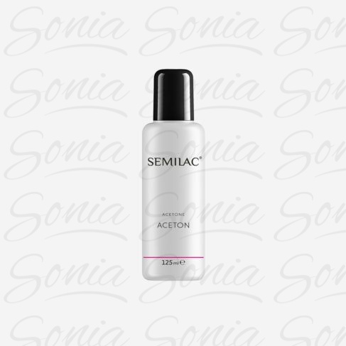 SEMILAC Aceton do zmywania lakieru hybrydowego  125ml 5901867970039