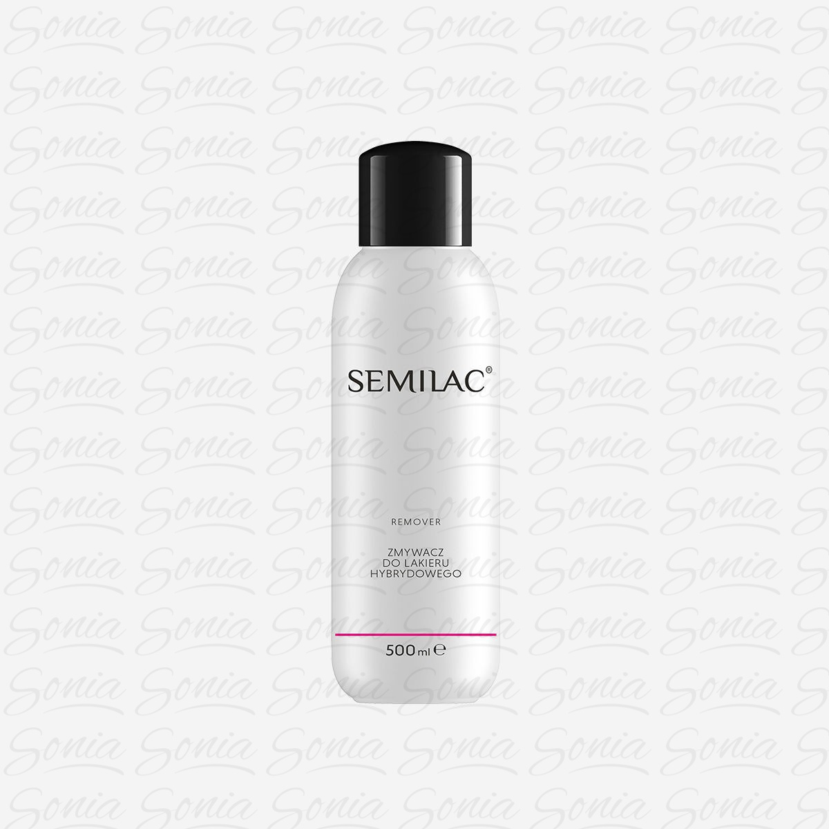 SEMILAC Remover - Zmywacz do lakieru hybrydowego  500ml 5901867970251
