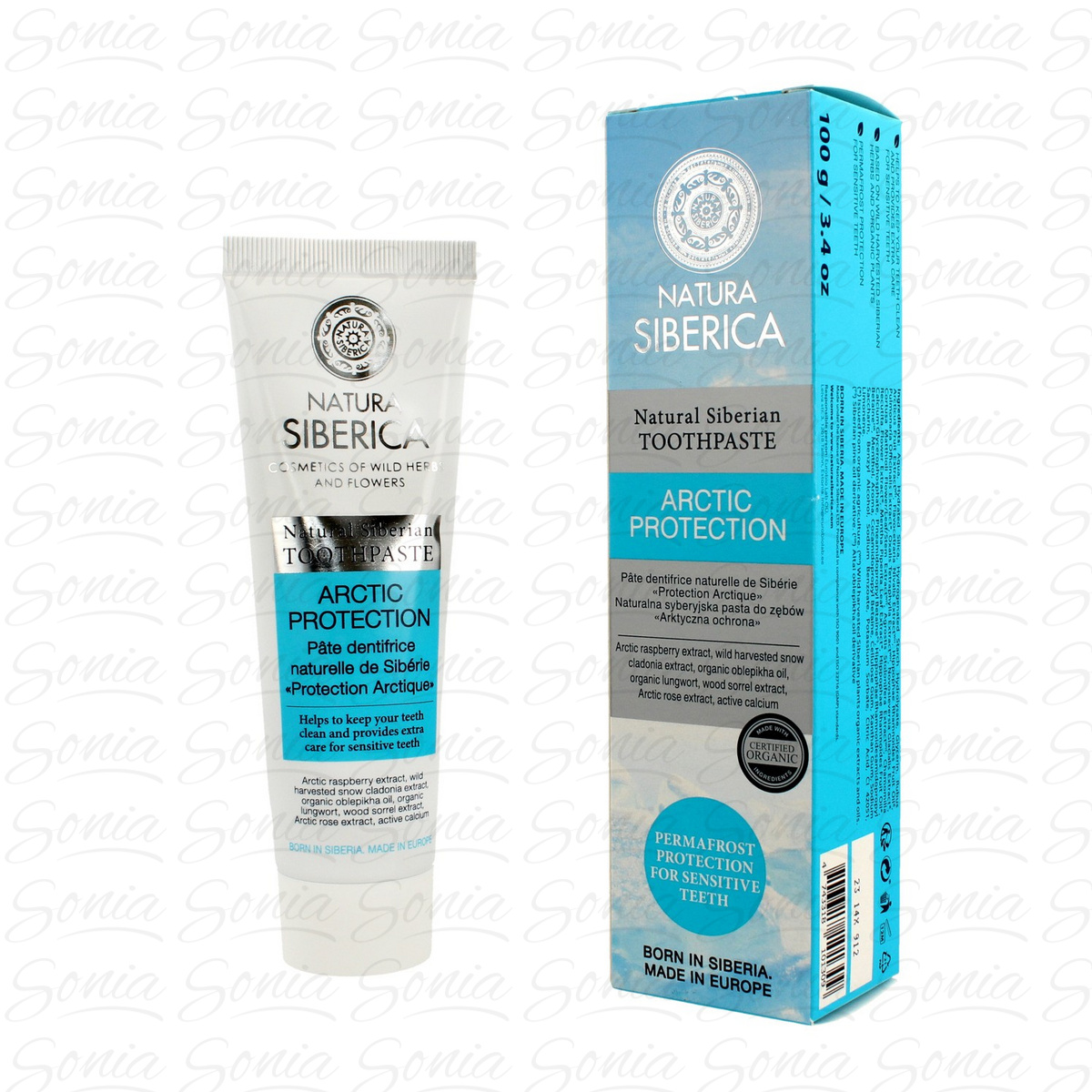 Siberica Natura Pasta do zębów wrażliwych Arctic Protection 100 g 4743318101309