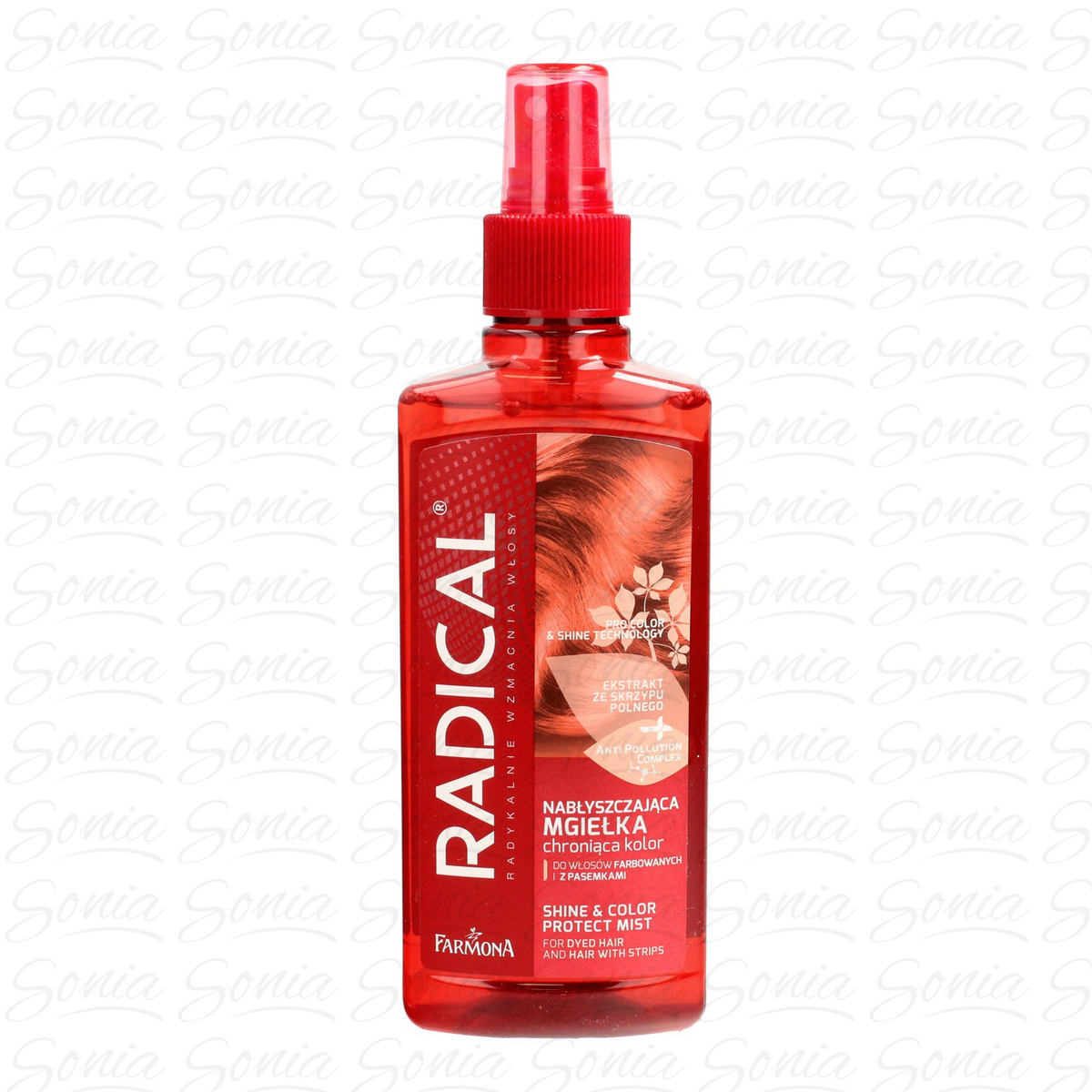 Farmona Radical Mgiełka nabłyszczająca chroniąca kolor - włosy farbowane i z pasemkami  200ml 5900117010204