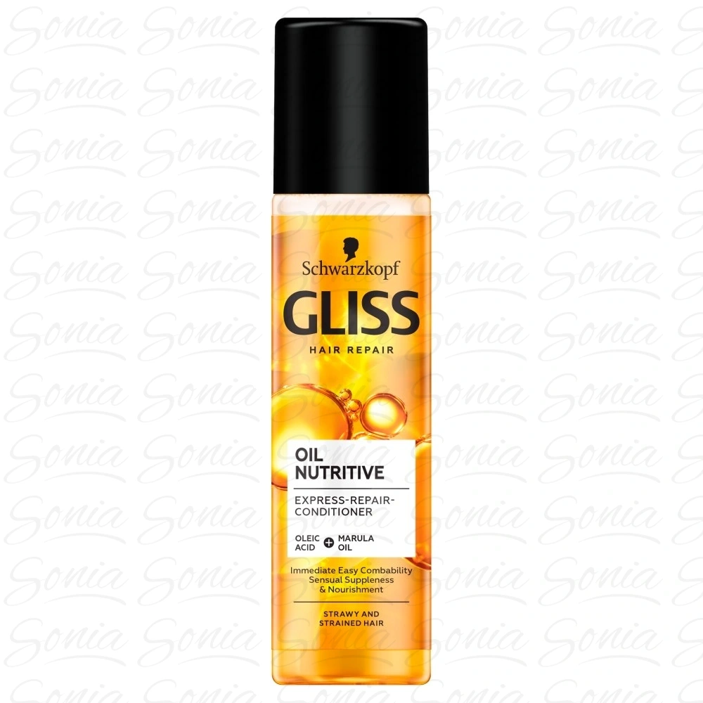 Schwarzkopf Gliss Hair Repair Oil Nutritive Odżywka-spray do włosów suchych i zniszczonych 200ml 9000100398701