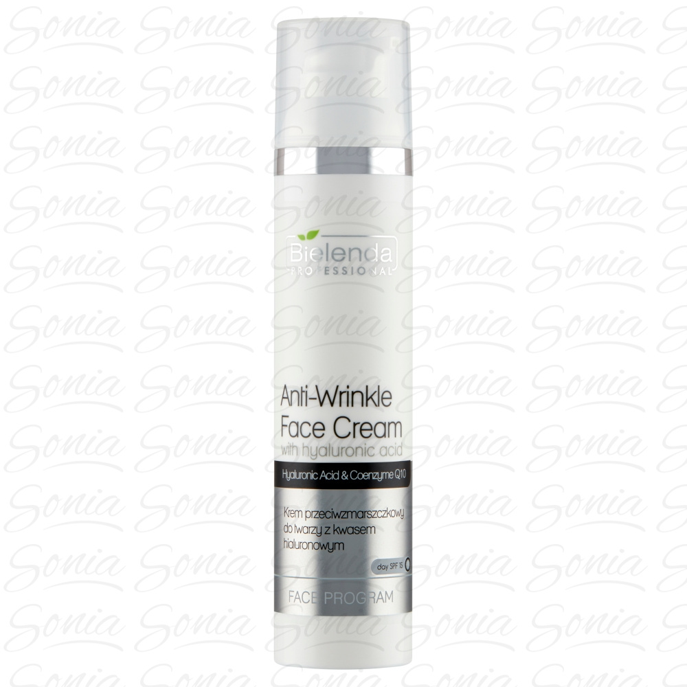 BIELENDA PROFESSIONAL Krem przeciwzmarszczkowy z kwasem hialuronowym SPF 15 na dzień 100 ml