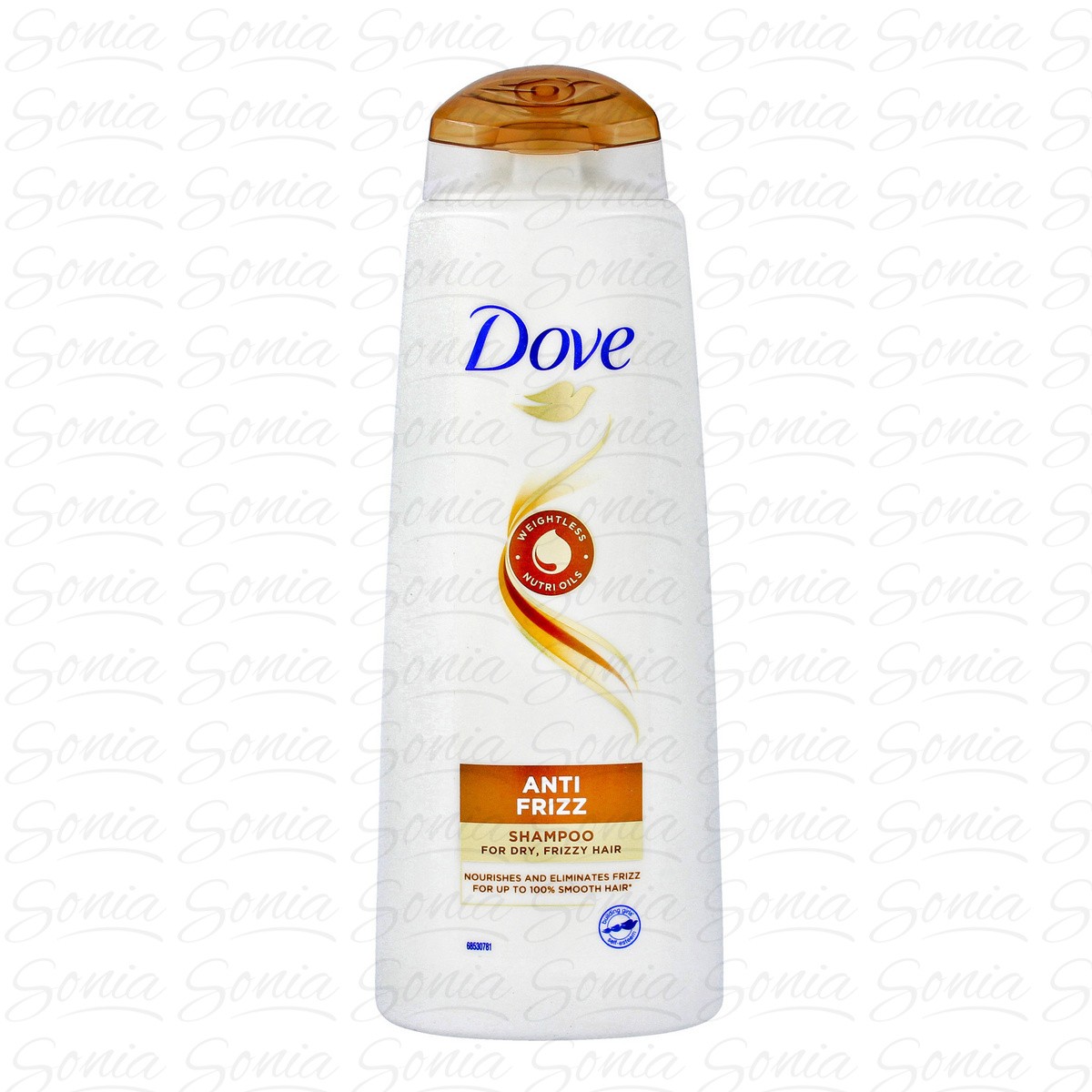 Dove Anti Frizz Szampon wygładzający do włosów kręconych i suchych  400ml 8710522924167