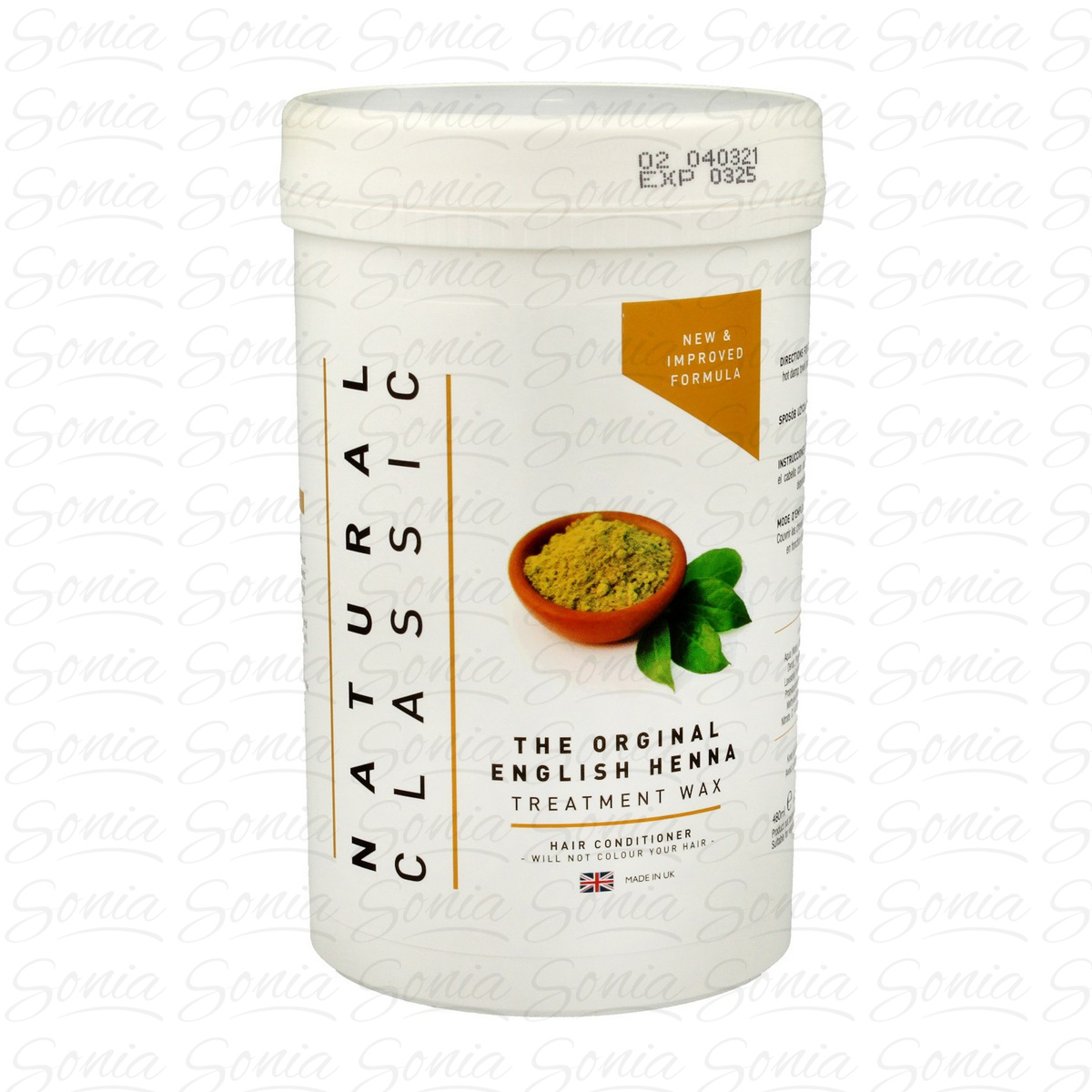 Natural Classic Treatment Wax Odżywka z henną do włosów 480ml 5026445001544