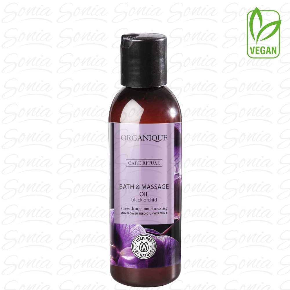 ORGANIQUE Black Orchid Odżywczy olej do kąpieli i masażu 125ml 5902135434116