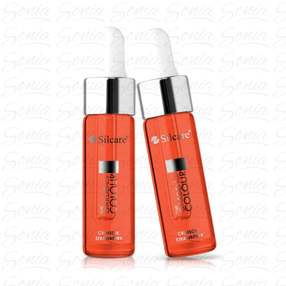 Silcare The Garden Of Colour Oliwka do paznokci Crimson Strawberry 15ml 5906720560334