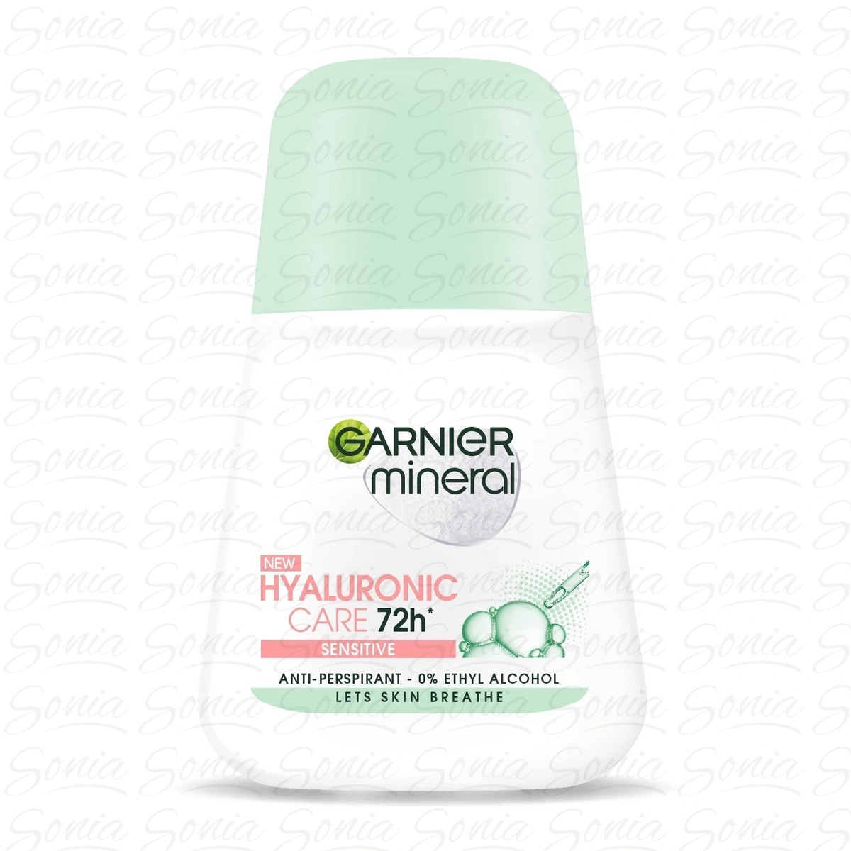 Garnier Mineral Dezodorant roll-on 72H Hyaluronic Care - Sensitive 50ml 3600542399333