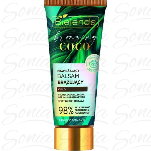 Bielenda Bronzing Coco Nawilżający balsam brązujący do ciała, 200ml 5902169048563