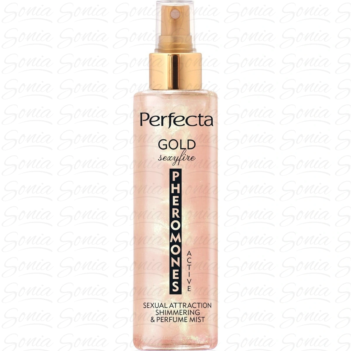 Perfecta Pheromones Active Perfumowana Mgiełka do ciała Gold Sexyfire 200ml 5900525076779