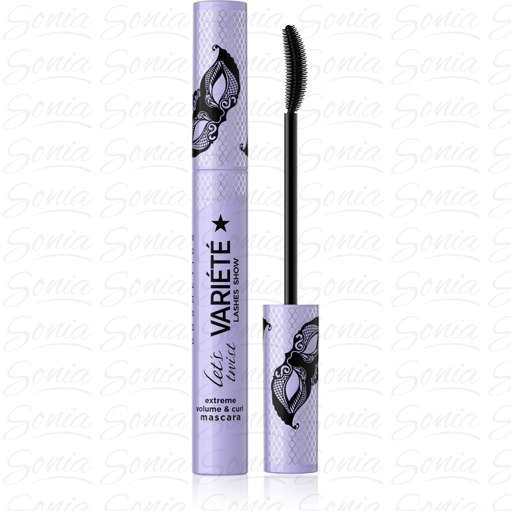 Eveline Maskara Variete Let's Twist - zwiększająca objętość i podkręcająca rzęsy 10ml 5903416038757