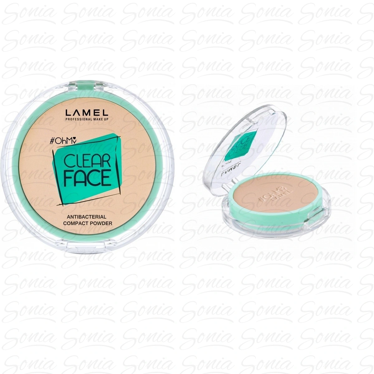 LAMEL OhMy Clear Face Puder kompaktowy antybakteryjny nr 402 6g 5060522588061