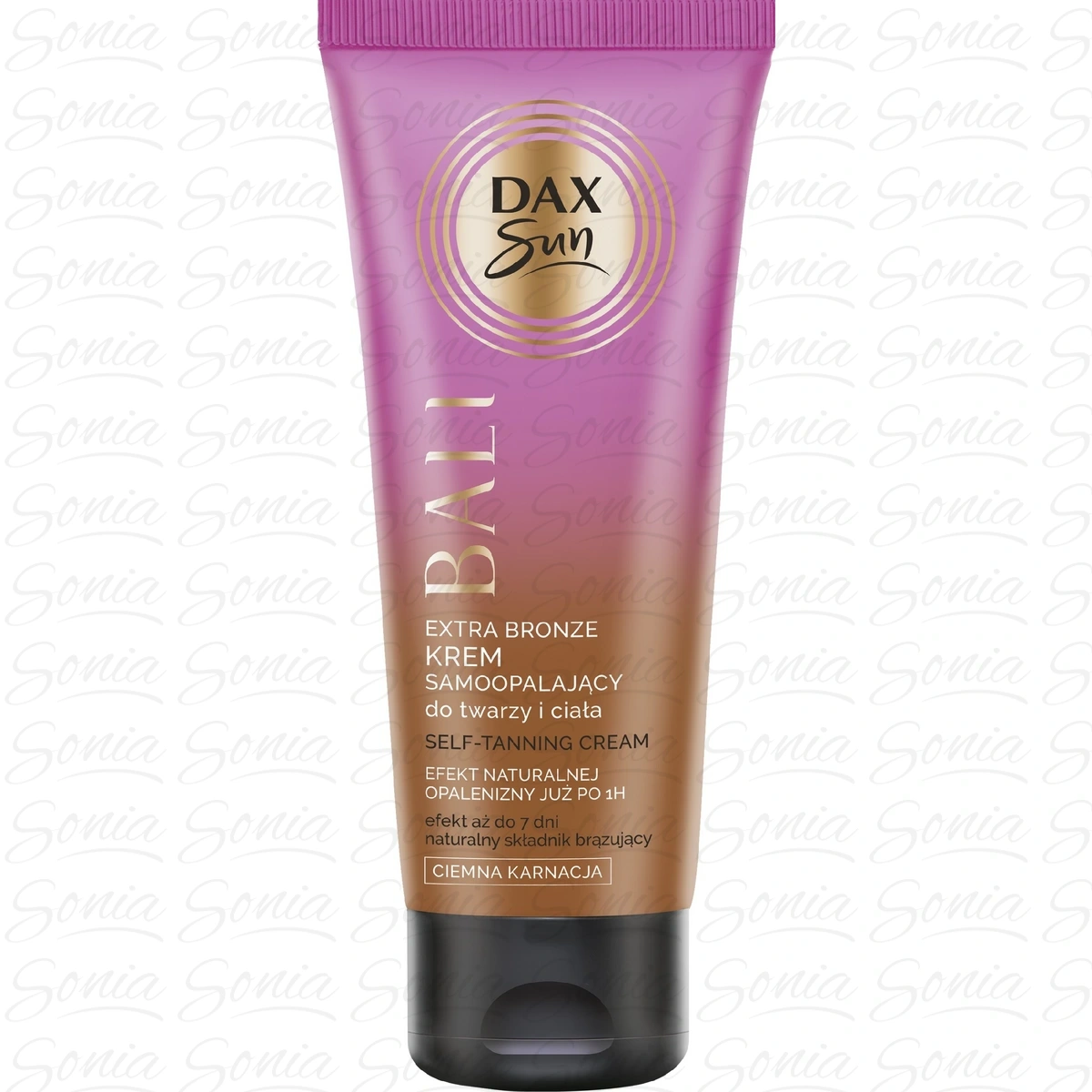 Dax Sun Extra Bronze Krem samoopalający do twarzy i ciała BALI - ciemna karnacja 75ml 5900525076113