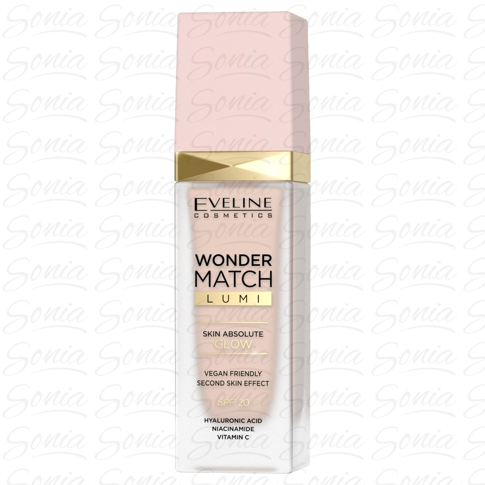 Eveline Wonder Match Lumi Podkład rozświetlający nr 05 Light  30ml 5903416043171