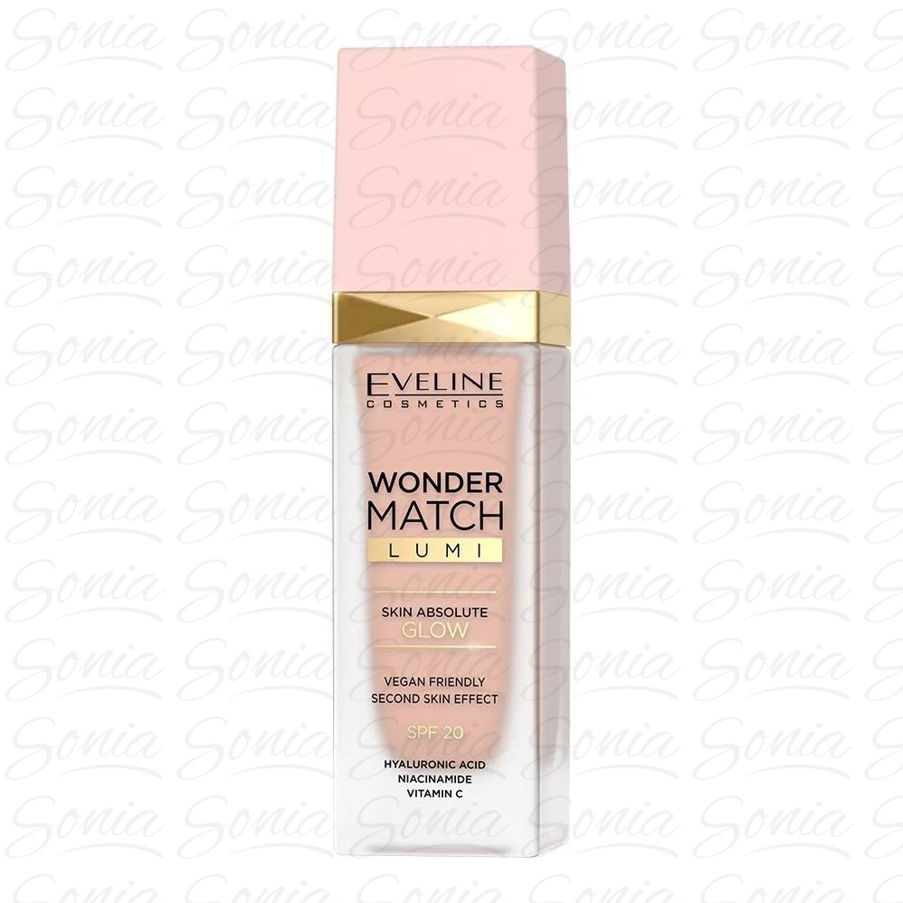 Eveline Wonder Match Lumi Podkład rozświetlający nr 10 Vanilla  30ml 5903416043423