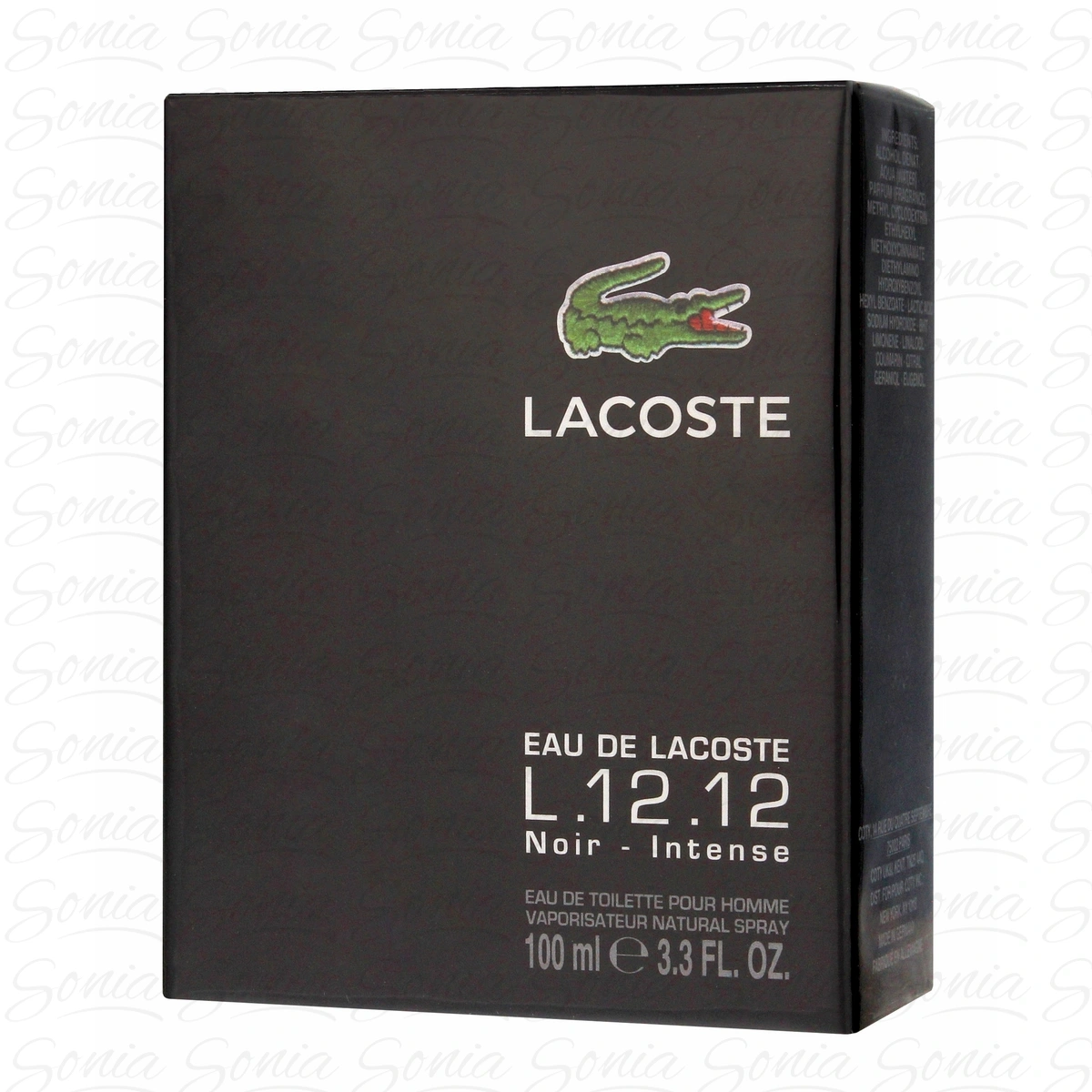 Lacoste L.12.12 Noir - Intense Woda toaletowa dla mężczyzn 100ml 737052662664