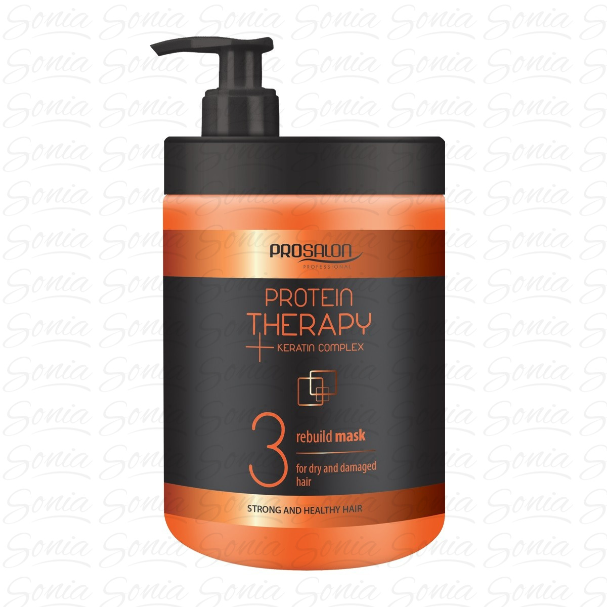 CHANTAL ProSalon Protein Therapy Maska odbudowująca do włosów proteinowo-keratynowa 1000g 5900249010219