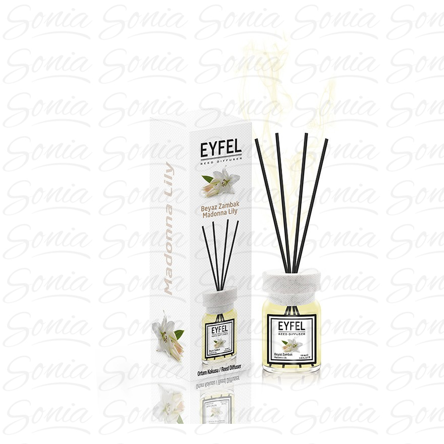 EYFEL Dyfuzor zapachowy z patyczkami - Madonna Lily 120ml 8681301017045