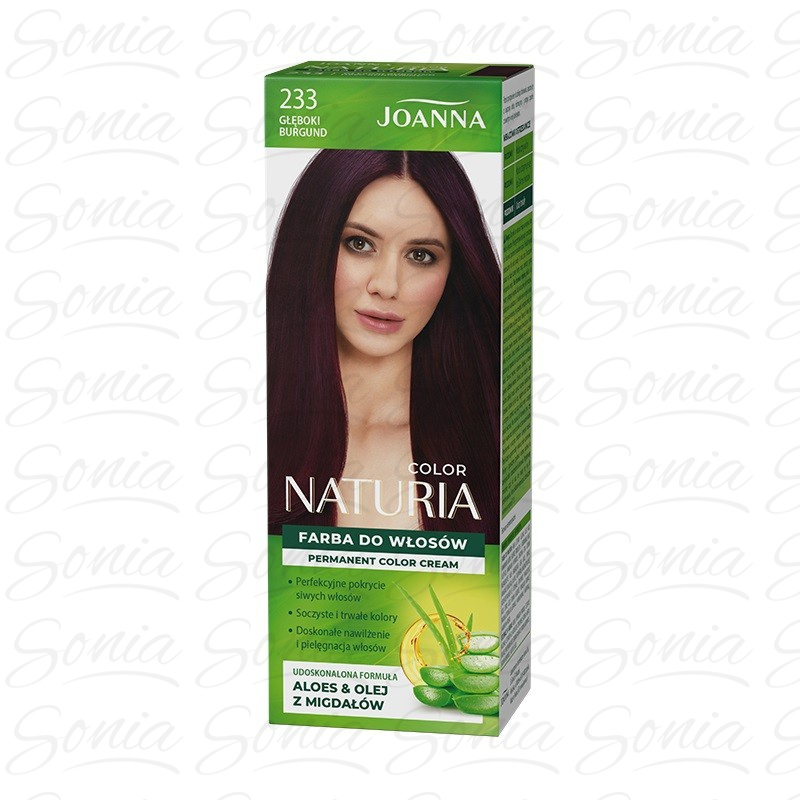 Joanna Naturia Color Farba do włosów nr 233 - Głęboki Burgund  1op. 5901018050887