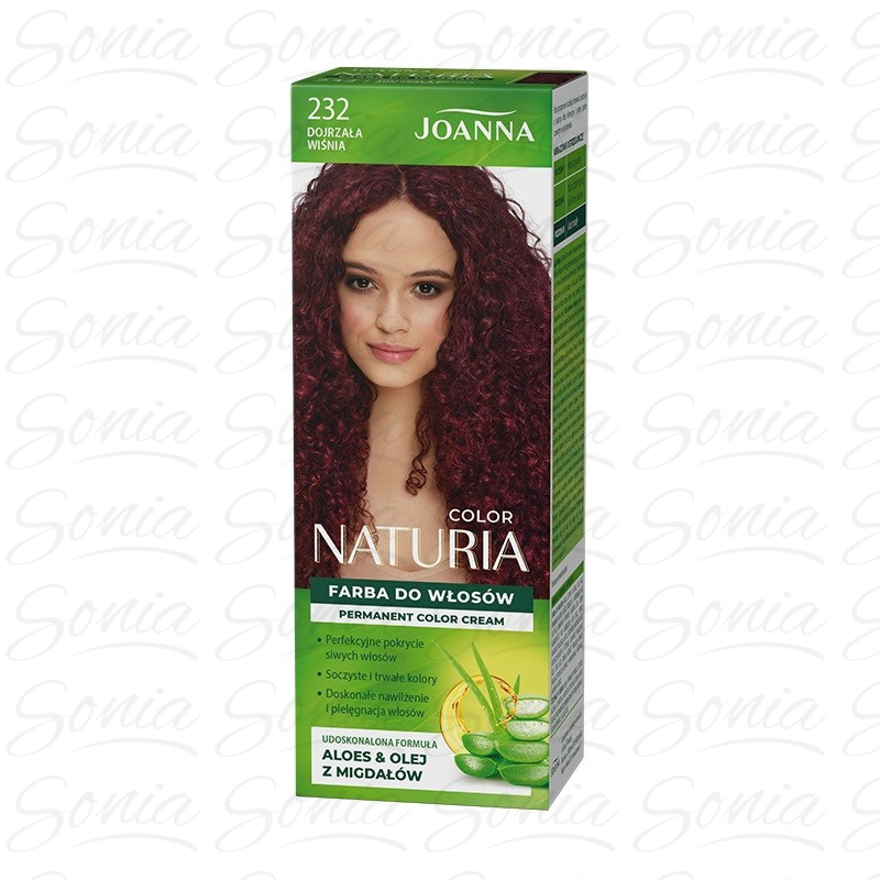 Joanna Naturia Color Farba do włosów nr 232 - dojrzała wiśnia  1op. 5901018056957