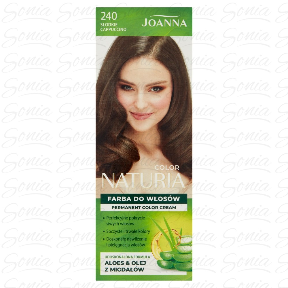 Joanna Naturia Color Farba do włosów nr 240 - Słodkie Cappucino  1op. 5901018093464