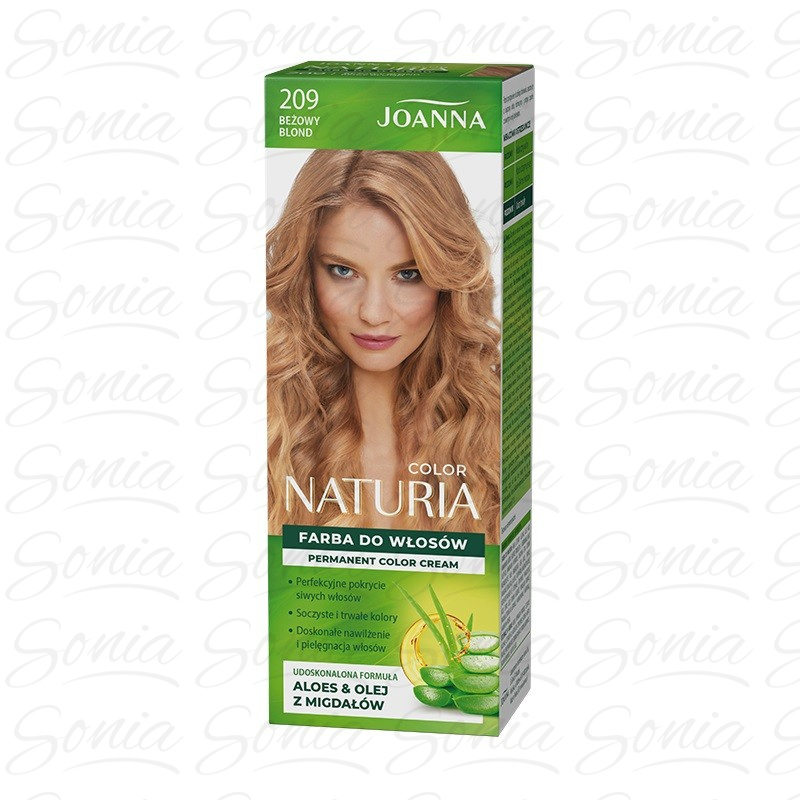 Joanna Naturia Color Farba do włosów nr 209 - Beżowy Blond  1op. 5901018010690