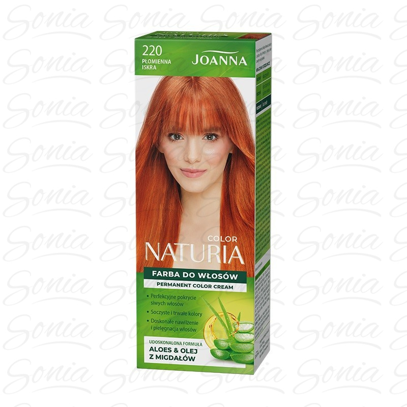 Joanna Naturia Color Farba do włosów nr 220 - Płomienna Iskra  1op. 5901018005030
