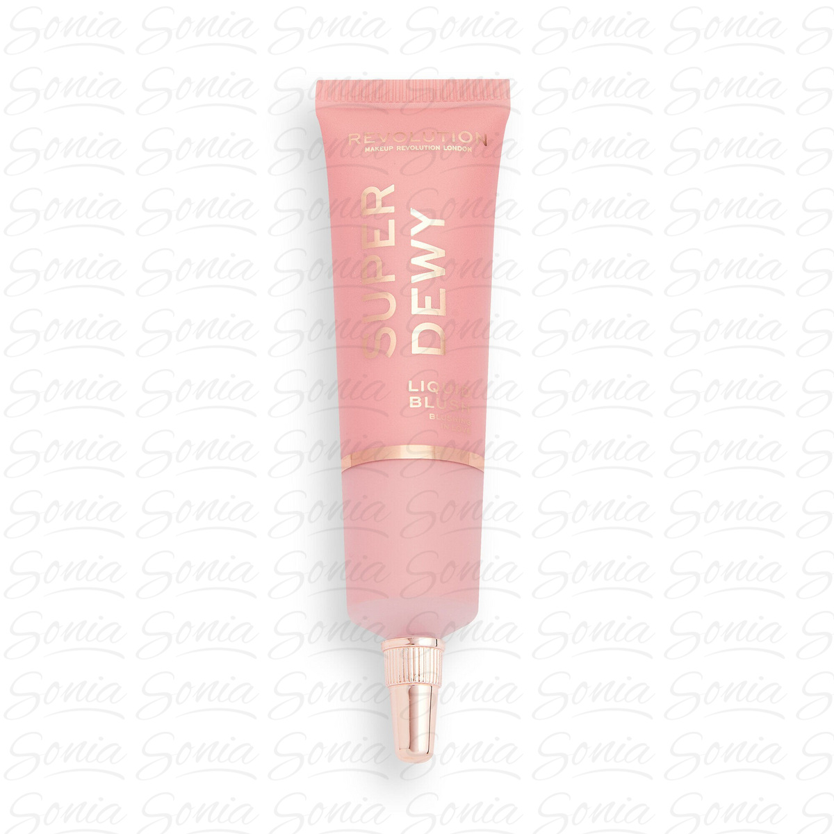 Makeup Revolution Super Dewy Róż w płynie - Blushing in Love 15ml 5057566507868