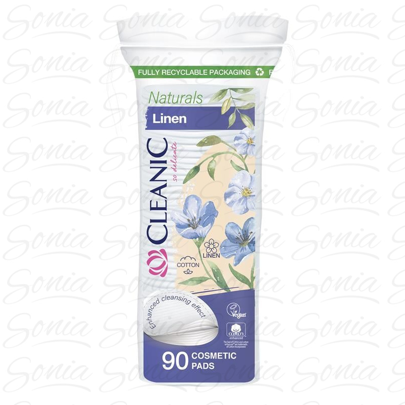 Cleanic Patyczki higieniczne Naturals Linen 1op.-90szt 5900095035657