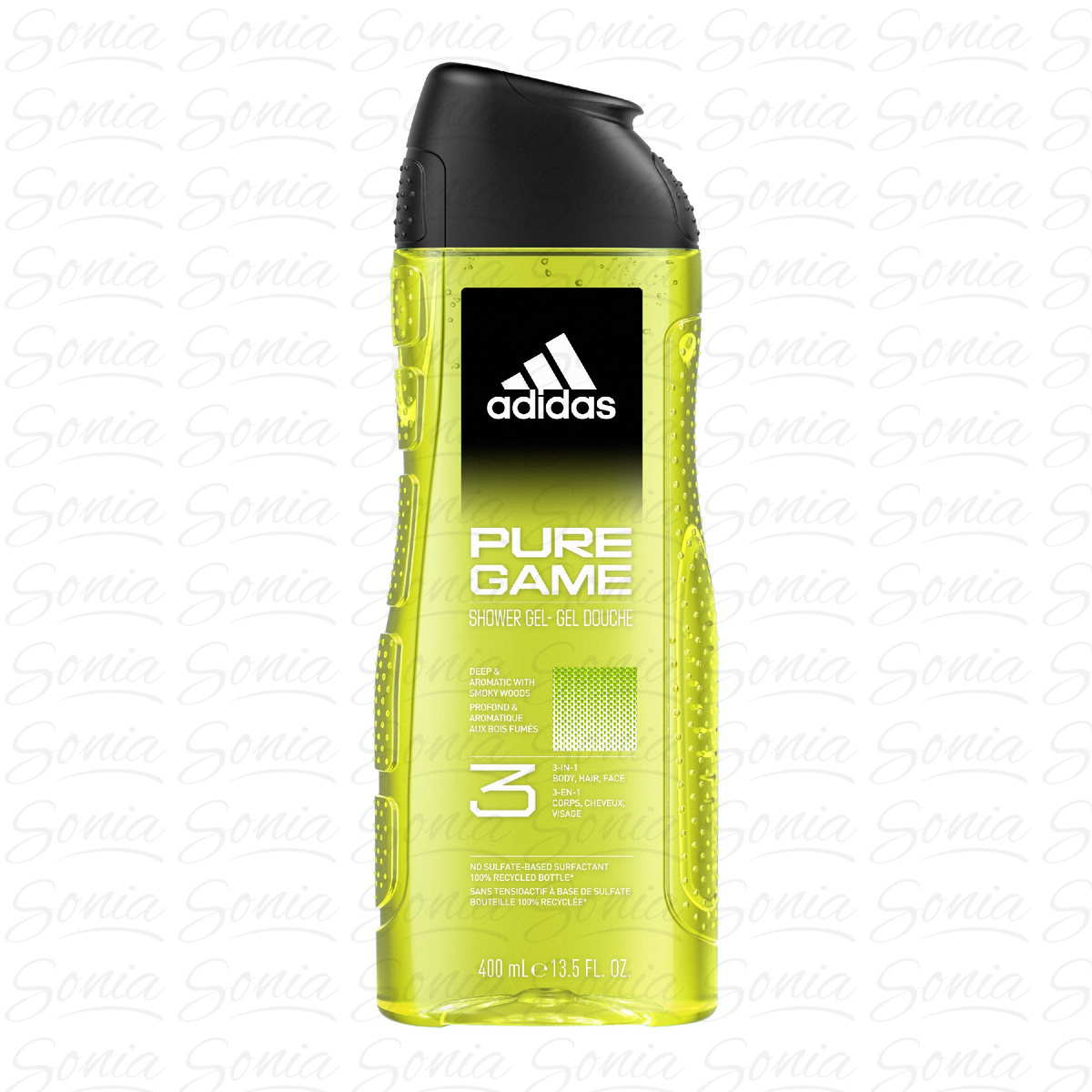 Adidas Pure Game Żel do mycia 3w1 dla mężczyzn 400ml 3616303459048