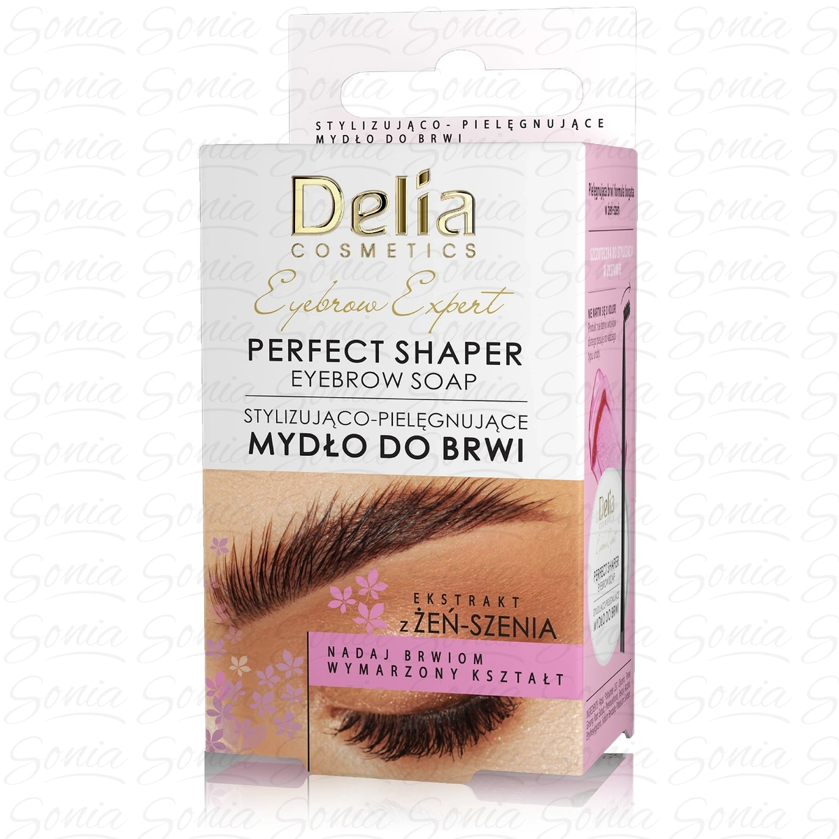 Delia Cosmetics Eyebrow Expert Stylizująco-Pielęgnujące Mydło do brwi - brązowe 10ml 5906750804668