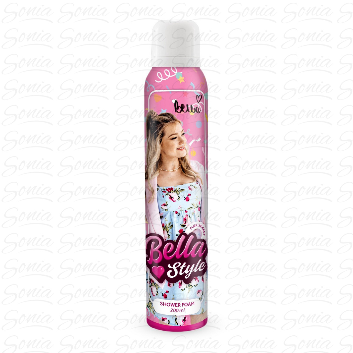 BELLA STYLE Pianka pod prysznic Pink Sorbet 200ml 5908241796988