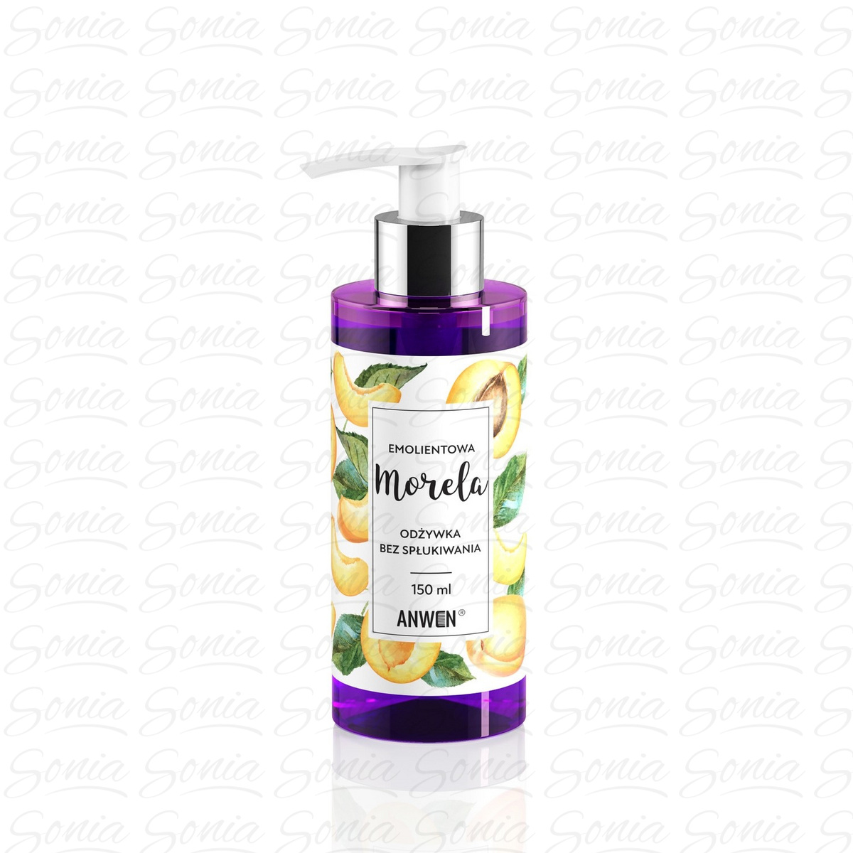ANWEN Emolientowa Odżywka do włosów bez spłukiwania - Morela 150ml 5907222404805