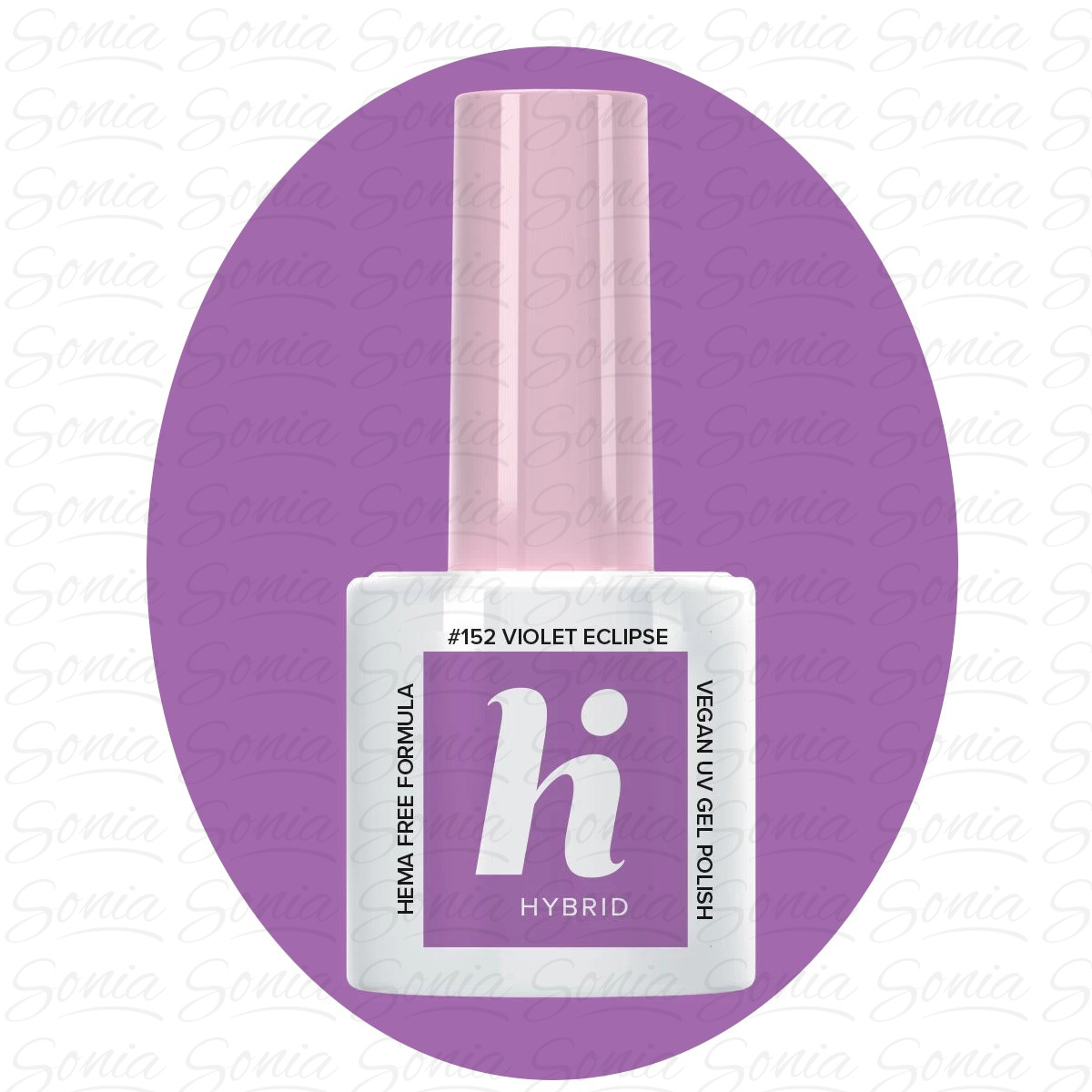 Hi Hybrid HEMA Free Lakier hybrydowy Palm Springs #152 Violet Eclipse 5ml 5902751452709