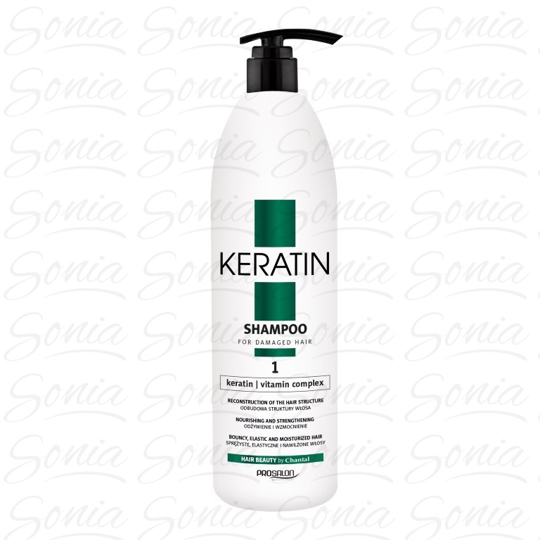 CHANTAL ProSalon Keratin Odbudowujący Szampon do włosów zniszczonych 1000g 5900249044047