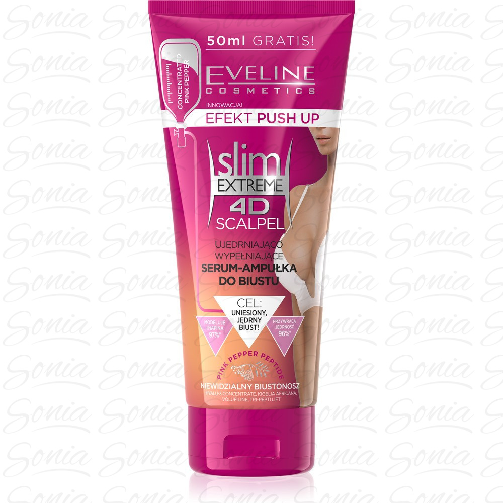 EVELINE Slim Extreme 4D Scalpel Ujędrniająco Wypełniające Serum-Ampułka do biustu 175ml 5901761978827