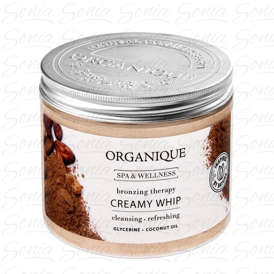 ORGANIQUE Bronzing Therapy Pianka do mycia ciała o zapachu czekolady 200 ml