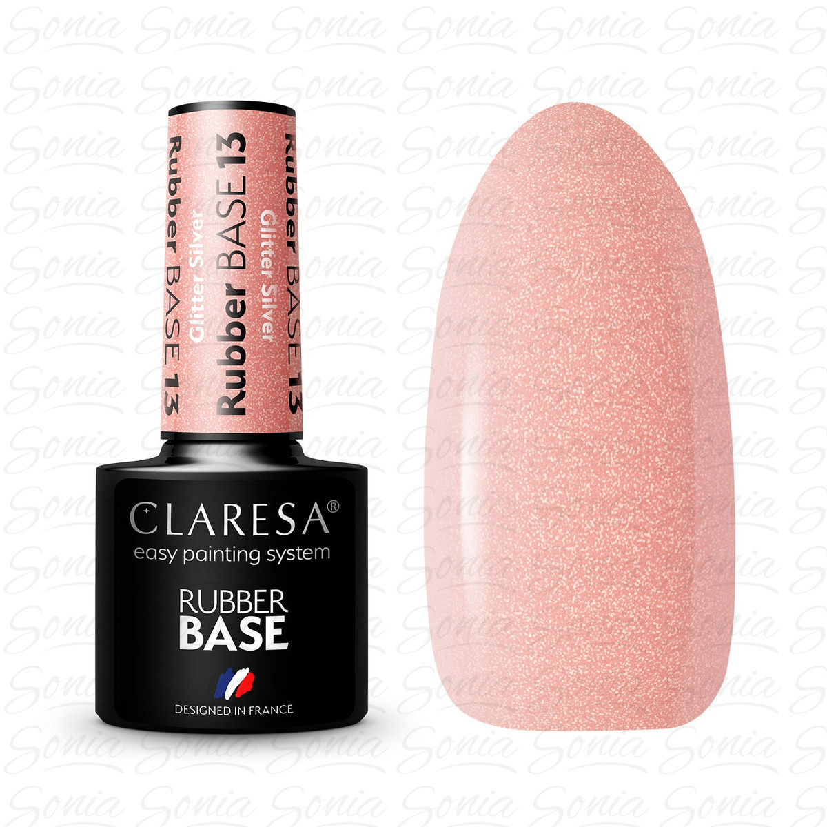 CLARESA Baza pod lakier hybrydowy Rubber - 13  5g 5907731978088