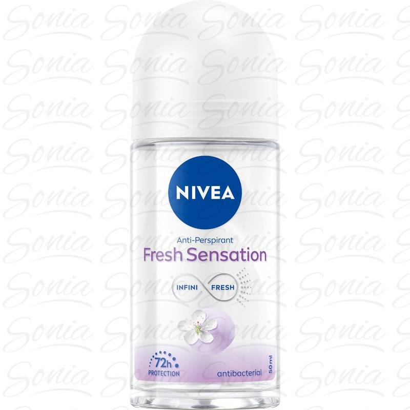 NIVEA Dezodorant roll-on damski FRESH SENSATION 50ml 5900017089546